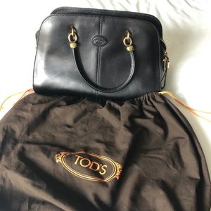Tods hand bag black
